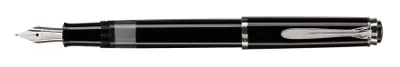 Produktbild von Pelikan M205, Schwarz, Edelstahl, Integriertes Befüllsystem, Harz, Kursiv nib, Edelstahl, Extrafein
