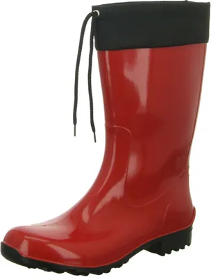 Produktbild von Bockstiegel Damen Gummistiefel Regenstiefel Sara, Farbe:Rot, Schuhgröße:EUR 42, Artikel:-6090 rot / schwarz