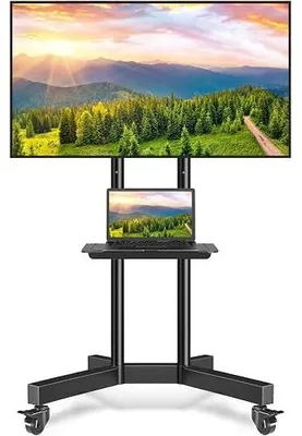 Zdjęcie produktu dla Stojak na telewizor mobilny 32 80 cali kółkach regulowany