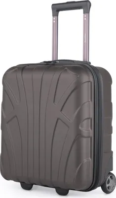 Produktbild von Suitline - Handgepäck 45x36x20 cm kleiner Koffer EasyJet Underseat Trolley 2 Rollen Kabinenkoffer 45cm Cabin Bag max 30L Freigepäck Flugzeug Unter-Sitz ,Titan
