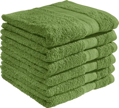 Produktbild von REDBEST Handtuch Chicago" 6er-Pack grün 50x100 cm"