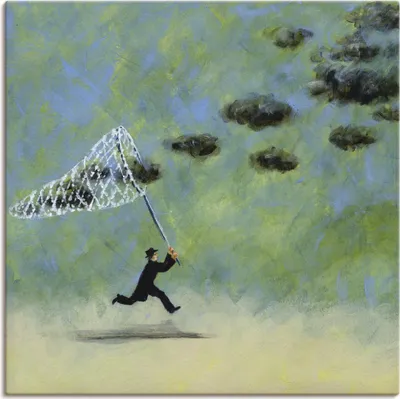 Produktbild von ARTland Leinwandbild Wolkenfänger Größe: 50x50 cm