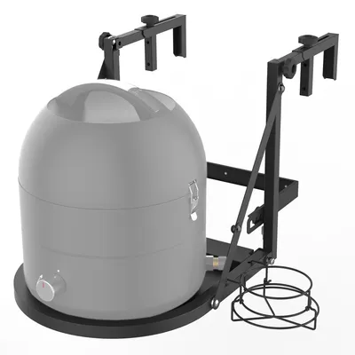 Produktbild von TAINO Grill-to-Go Gasgrill Ständer Wandhalterung Grill-Tisch Balkon-Ständer Zubehör Halter