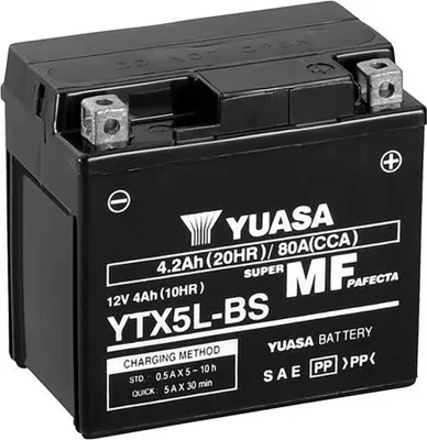 Image de Batterie YUASA YTX5L-BS 4 AH MF