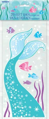 Produktbild von Geschenktüte 12x28cm/20St. Meerjungfrau