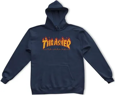 Produktbild von Thrasher Flame Logo Kapuzenpullover Blau S Herren Blau S