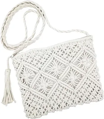 Produktbild von Kleines Macramé-Handtaschen von Baumwolle