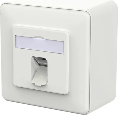 Obrázok produktu pre METZ CONNECT 130E370027-I, RJ-45, Biela, 1 kusov