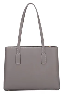 Imagen del producto de Bolso de hombro para mujer, de cuero vegano con cremallera, marca David Jones, color