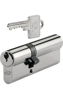 Image de Cylindre double profilé PZ 8812 60/60mm NuG avec 3 clés différentes BKS