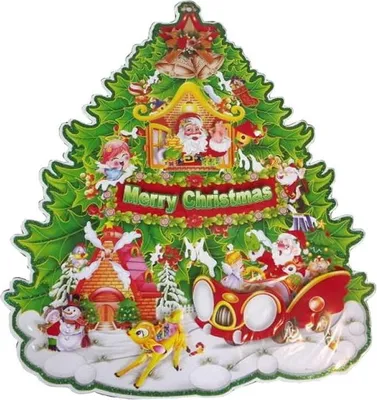 Immagine prodotto di Ciondolo ad albero di Natale in carta di 40x36cm