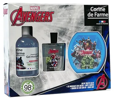 Produktbild von Corine de Farme - Avengers Set mit Eau de Toilette 50 ml, Schaumbad 300 ml und B