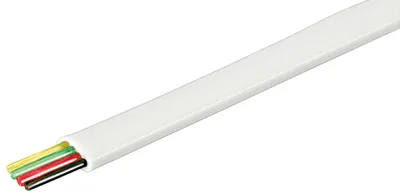 Immagine prodotto di goobay cavo telefonico piatto AWG 30 CU rame bianco 100 m