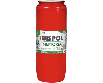 Obrázok produktu pre Náhrobná sviečka olejová náplň do kahanca 5,5x15 cm 235 g