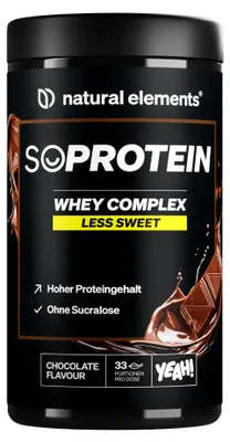 Produktbild von Whey Protein Pulver - 1000 g Pulver_für 33 Portionen / Schoko