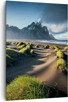 Produktbild von Bild auf Leinwand - Leinwandbild - Einteilig - Vulkan Natur - 70x100cm - Wand Bild - Wanddeko - Wandbilder - Leinwanddruck - Kunstdruck - Wanddekoration - Leinwand bilder - Wandbild - PA70x100-3496