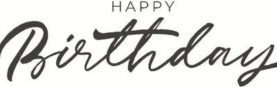 Produktbild von 240 Duni Tissue-Servietten 33 x 33 cm Happy Birthday 3-lagig