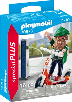 Produktbild von PLAYMOBIL SpezialPlus Hipster mit E-Roller 70873