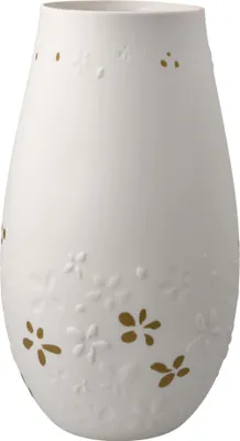 Immagine prodotto di Kaiser Porzellan Vase Flowers for You, Biskuit-Porzellan, Biskuit Weiß, 18 cm, 23123661