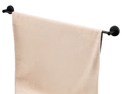 Produktbild von bremermann Bad-Serie PIAZZA BLACK - Badetuchstange aus Edelstahl matt schwarz