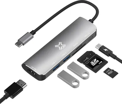 Produktbild von XTREMEMAC USB-C Dockingstation mit 6 Anschlüssen