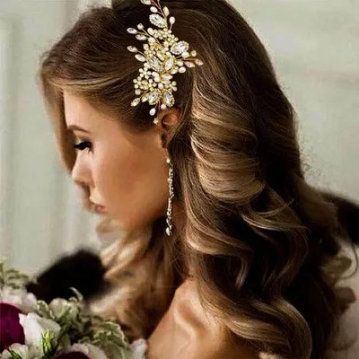 Produktbild von Haaraccessoire mit Perlen für Brautfrisuren - Haarspange für Damen und Mädchen