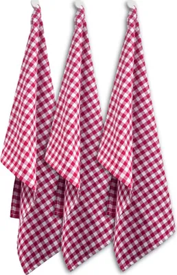 Produktbild von Home Elements Küchenhandtücher Rot kariert