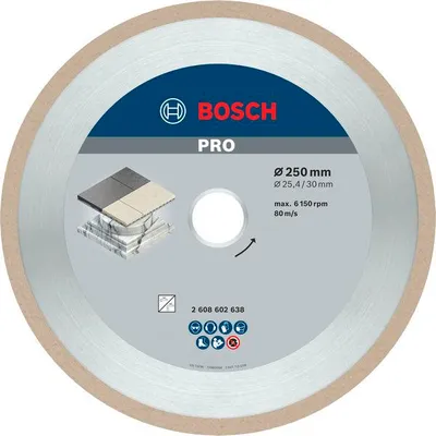Produktbild von PRO Ceramic Diamanttrennscheibe, 250 x 30/25,4 mm
