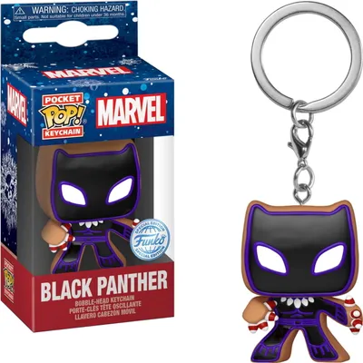Produktbild von Marvel - Black Panther Special Edition - Schlüsselanhänger Funko Pocket POP! Keychain