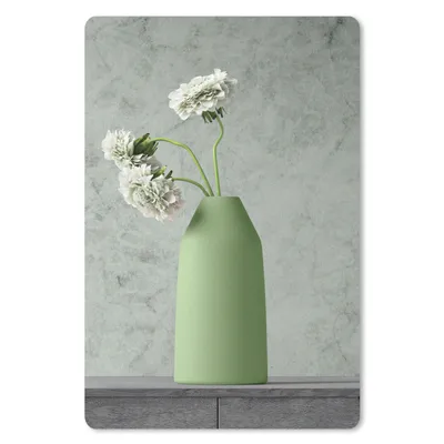 Produktbild von MuchoWow® Mauspad Mousepad Blumen - Weiß - Stilleben 40x60 cm - Mousepads - Maus Mat - Pad - Mausunterlage - Schreibtisch Accesoire