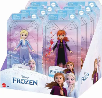 Zdjęcie produktu dla Disney Frozen HPL56, Mini lalka, Damski, 3 lat(a), Chłopak, dziewczyna, 90 mm, 25 g
