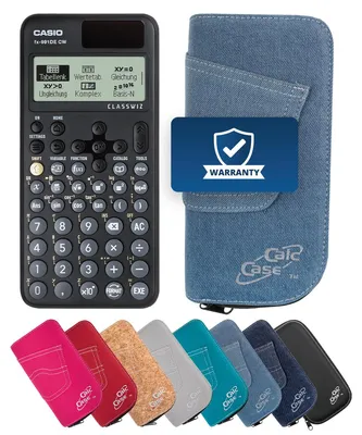 Produktbild von Casio FX-991 DE CW Taschenrechner mit Schutztasche hellblau