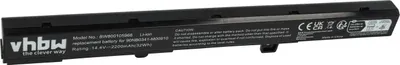 Produktbild von vhbw Akku kompatibel mit Asus X551MA-SX056D, X551MA-SX057D, X551MA-SX048H, X551MA-SX026H, X551MA-SX035H Notebook (2200 mAh, 14,4 V, Li-Ion)