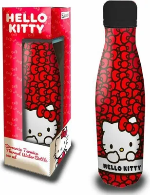 Image de Coriex Hello Kitty 500Ml Rouge/Rouge Bouteille d'eau 10683