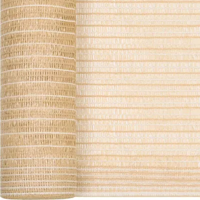 Produktbild von vidaXL Zaunblende Beige 1x10 m HDPE 75 g/m²