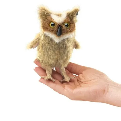 Produktbild von Folkmanis 2752 Fingerpuppe Uhu