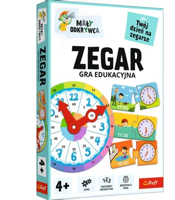 Obrázok produktu pre Gra Zegar Mały Odkrywca Rodzina Treflików Trefl 02809