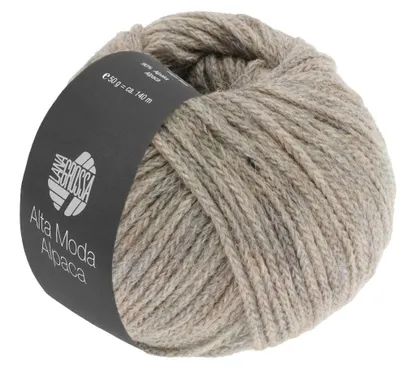 Produktbild von Lana Grossa - Alta Moda Alpaca 0015 grau/beige meliert