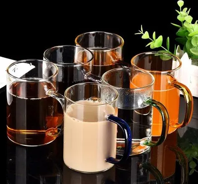 Produktbild von Luxus-Glaskaffeeset aus 6 Stücken