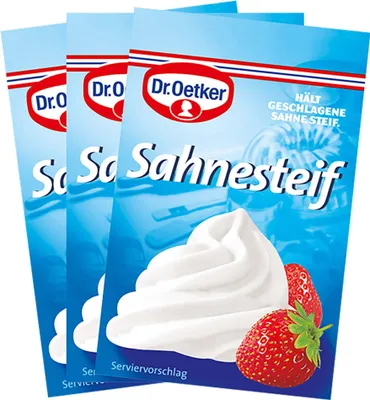 Produktbild von Dr. Oetker Sahnesteif 3er Pack 24 g für steife Sahne