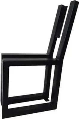 Produktbild von Bankbeine 2stk. 45x90cm, Farbe: schwarz pulverbeschichtet