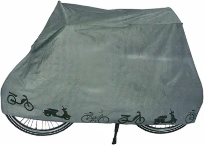 Produktbild von Fahrradgarage Fahrrad Schutzhülle Wasserdicht | Abdeckplane Zweiradgarage Grau | Rollerabdeckung Moped Schutzhaube