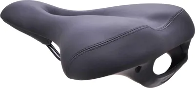 Produktbild von Filmer Fahrradsattel City Memory Foam schwarz mit Griff