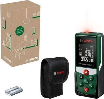Produktbild von Laser-Entfernungsmesser Bosch UniversalDistance 50C, 50 m Reichweite, Bluetooth, Präzise Messung