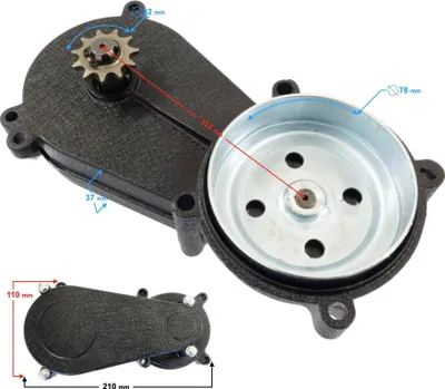 Produktbild von Mini-ATV / Pocket Getriebemotorabdeckung