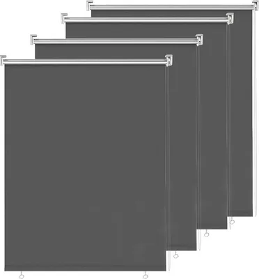 Obrázok produktu pre Jiubiaz Vertikálna markíza 180 x 240 cm Balkónová markíza Ochrana pred slnkom, vertikálna markíza odolná voči UV žiareniu, vetrolam a ochrana súkromia, vyrobená z kovu a polyesteru, antracitová