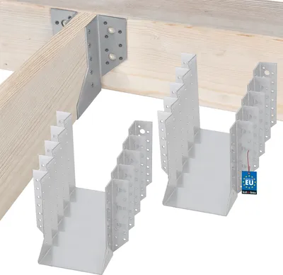Obrázok produktu pre KOTARBAU® sada 10 závesov pre trámy typu A 140 mm drevené spojky trámov pre vonkajšie stavebné konštrukcie