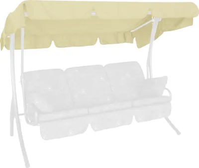Produktbild von Angerer Hollywoodschaukel Sonnendach 210 x 145 cm Swingtex elfenbein
