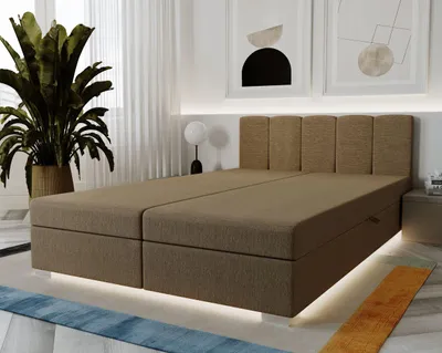 Obrázok produktu pre Manželská posteľ 180x195 INEJ 1 - béžová