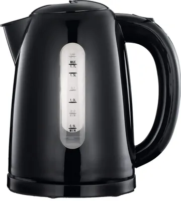 Wasserkocher 1,7 l, 2200 W, schwarz, 360°-Basis